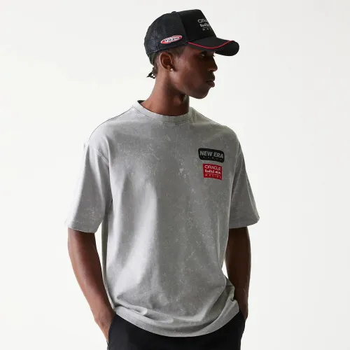 T-shirt Oversize Red Bull Racing Linear Graphic Gris unisex - New Era Cap - Modalova
