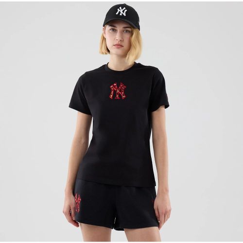T-shirt Femme New York Yankees MLB Infill Noir unisex - New Era Cap - Modalova