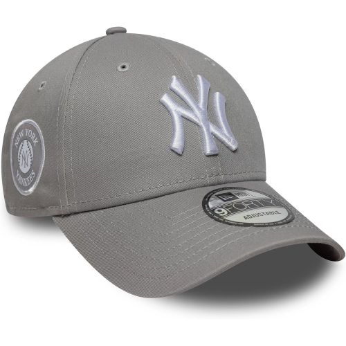 Casquette 9FORTY Adjustable New York Yankees MLB Side Patch Gris unisex - New Era Cap - Modalova