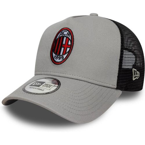 Casquette 9FORTY A-Frame Trucker AC Milan Patch Gris unisex - New Era Cap - Modalova