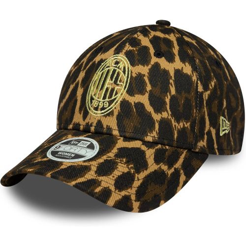 Casquette Femme 9FORTY Adjustable AC Milan Leopard Marron unisex - New Era Cap - Modalova