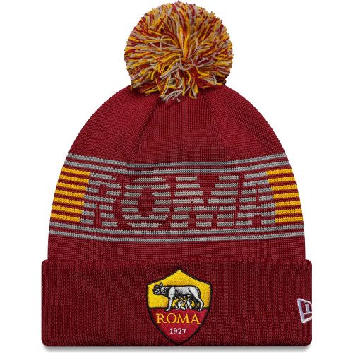 Bonnet à Pompon AS Roma Rouge Foncé unisex - New Era Cap - Modalova