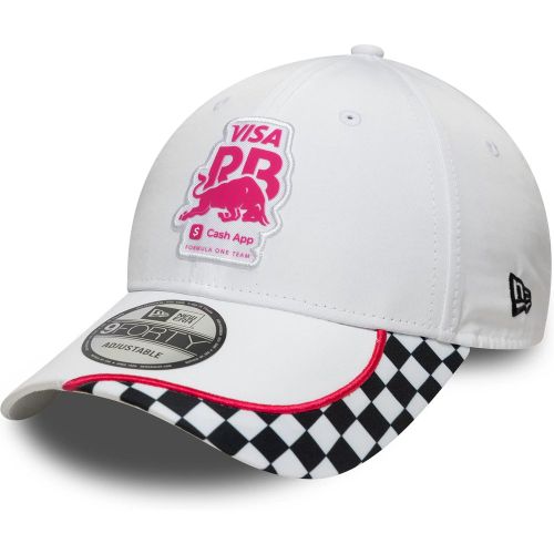 Casquette 9FORTY Visa Cash App Racing Bulls Checkerboard Blanc unisex - New Era Cap - Modalova