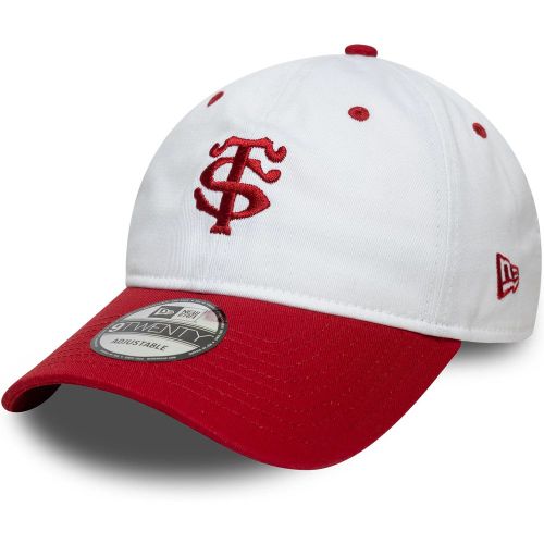 Casquette 9TWENTY Adjustable Stade Toulousain Contrast Visor Blanc unisex - New Era Cap - Modalova