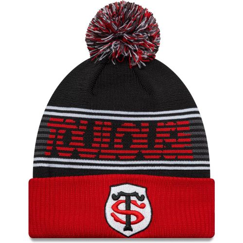 Bonnet à Pompon Stade Toulousain Noir unisex - New Era Cap - Modalova