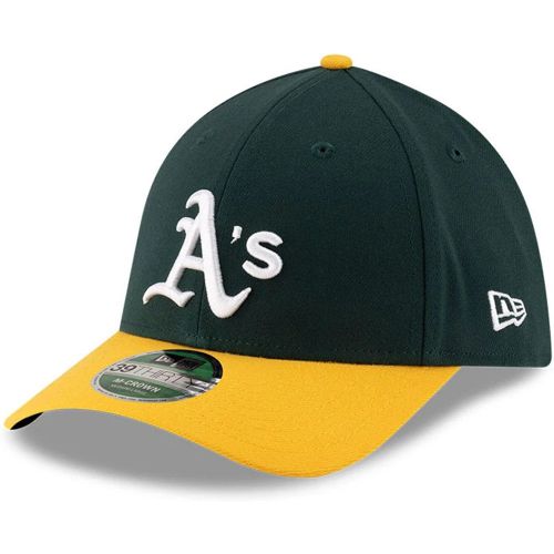 Athletics MLB Player Replica - casquette vert foncé stretch 39Thirty M-Crown ajusté unisex - New Era Cap - Modalova