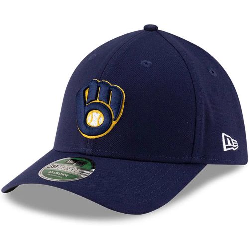 Casquette 39THIRTY M-Crown Stretch Fit Milwaukee Brewers MLB Bleu unisex - New Era Cap - Modalova