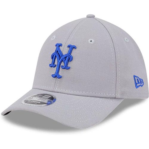 Casquette 39THIRTY M-Crown Stretch Fit New York Mets MLB Gris unisex - New Era Cap - Modalova