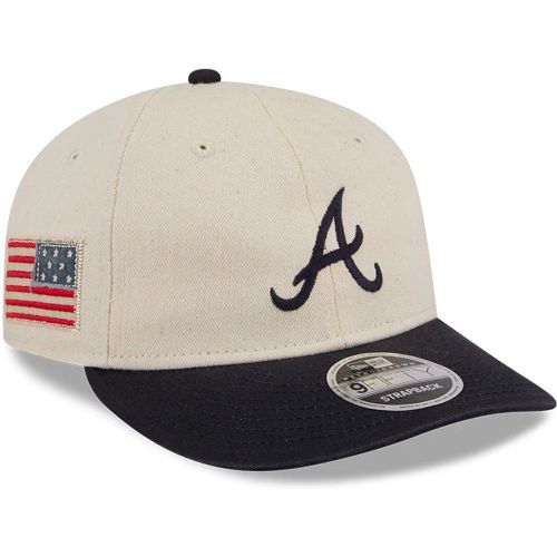 Casquette 9FIFTY Retro Crown Atlanta Braves MLB Americana Herringbone Blanc unisex - New Era Cap - Modalova