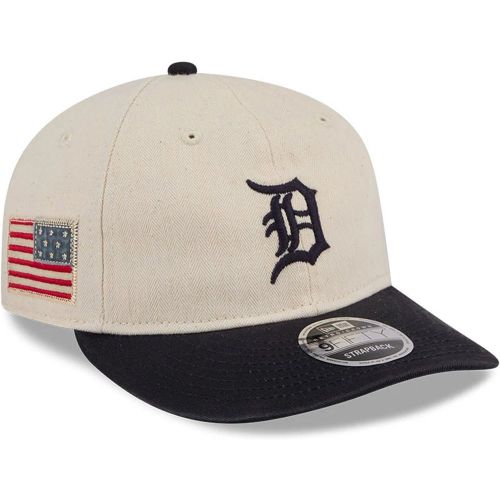 Casquette 9FIFTY Retro Crown Detroit Tigers MLB Americana Herringbone Blanc unisex - New Era Cap - Modalova