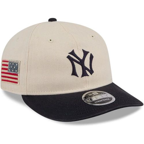 Casquette 9FIFTY Retro Crown New York Yankees MLB Americana Herringbone Blanc unisex - New Era Cap - Modalova