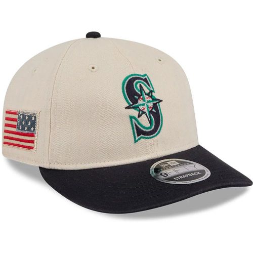 Casquette 9FIFTY Retro Crown Seattle Mariners MLB Americana Herringbone Blanc unisex - New Era Cap - Modalova