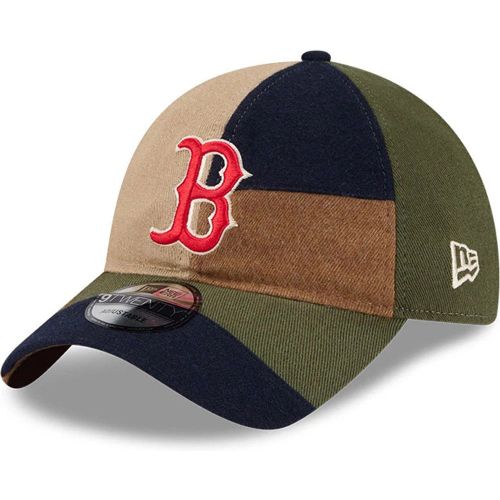 Casquette 9TWENTY Adjustable Boston Red Sox MLB Patchwork Marron unisex - New Era Cap - Modalova