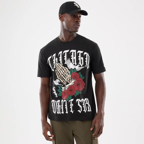 T-shirt Chicago White Sox MLB Script Graphic Noir unisex - New Era Cap - Modalova