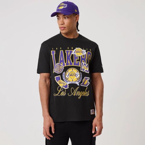 T-shirt LA Lakers NBA Sport Classic Noir unisex - New Era Cap - Modalova