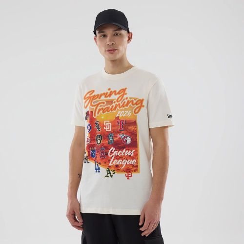 T-shirt MLB Spring Training 2026 Cactus League Logo Crème unisex - New Era Cap - Modalova