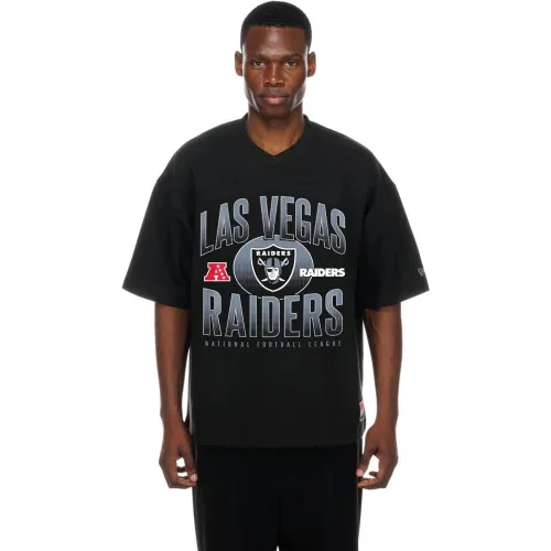 T-Shirt Las Vegas Raiders Boxy NFL Noir unisex - New Era Cap - Modalova