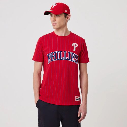 T-shirt Pinstripe Philadelphia Phillies MLB Rouge unisex - New Era Cap - Modalova