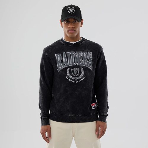 Pull à col rond Las Vegas Raiders NFL Noir unisex - New Era Cap - Modalova