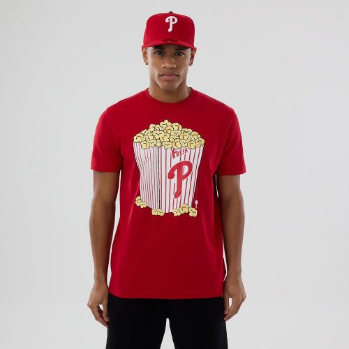 T-shirt Popcorn Philadelphia Phillies MLB Rouge unisex - New Era Cap - Modalova