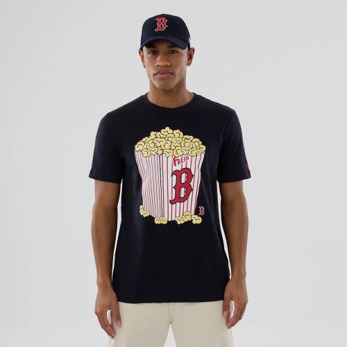T-shirt Popcorn Boston Red Sox MLB Bleu Marine unisex - New Era Cap - Modalova