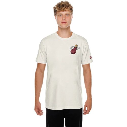 T-shirt Hotdog Miami Heat NBA Crème unisex - New Era Cap - Modalova