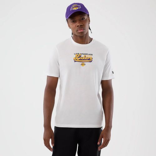 T-shirt LA Lakers NBA Back To School Blanc unisex - New Era Cap - Modalova