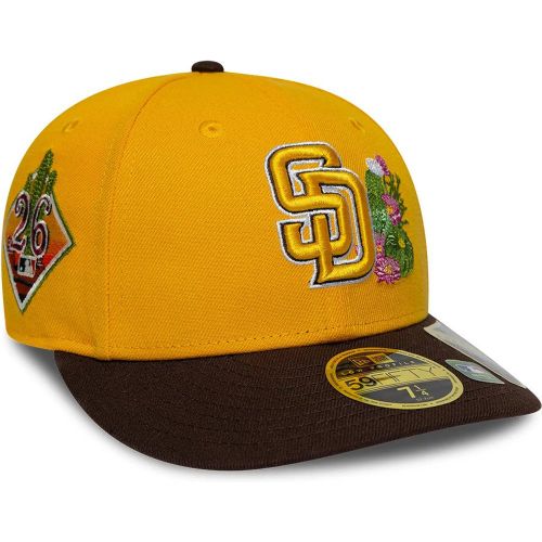 Casquette 59FIFTY Fitted Low Profile San Diego Padres MLB Jaune unisex - New Era Cap - Modalova