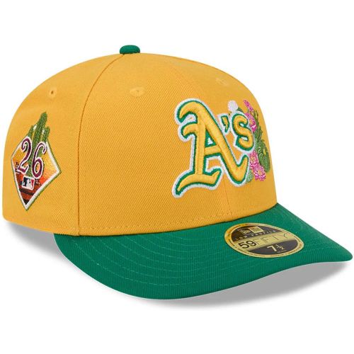 Casquette 59FIFTY Fitted Low Profile Athletics Spring Training Jaune unisex - New Era Cap - Modalova
