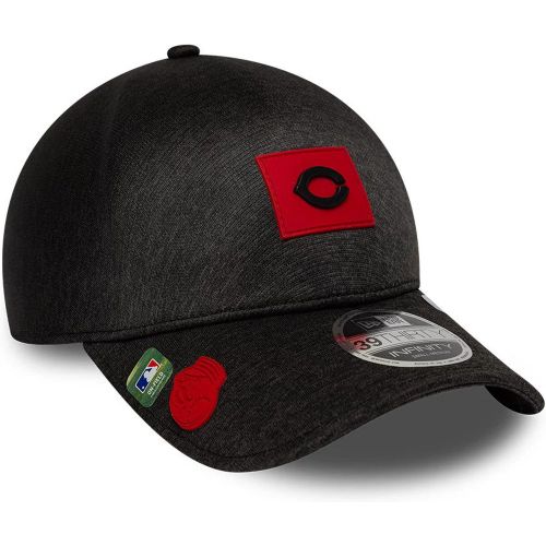 Casquette 39THIRTY Infinity Stretch Fit Cincinnati Reds Clubhouse Noir unisex - New Era Cap - Modalova