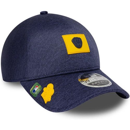 Casquette 39THIRTY Infinity Milwaukee Brewers MLB Clubhouse Bleu unisex - New Era Cap - Modalova