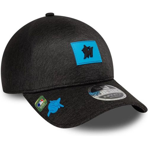 Casquette 39THIRTY Infinity Stretch Fit Miami Marlins Clubhouse Noir unisex - New Era Cap - Modalova