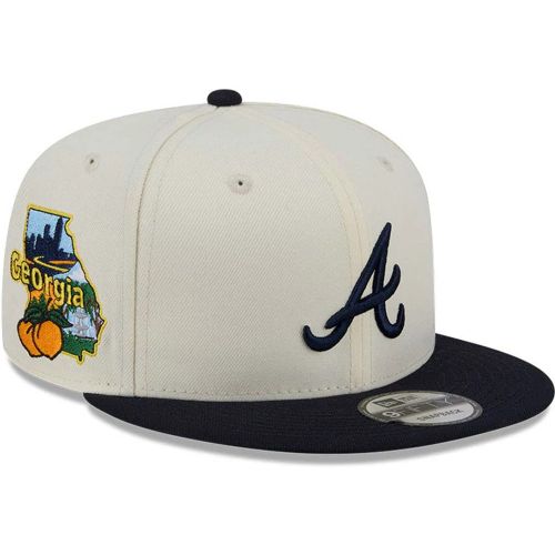 Casquette 9FIFTY Snapback Atlanta Braves MLB Localized Blanc unisex - New Era Cap - Modalova