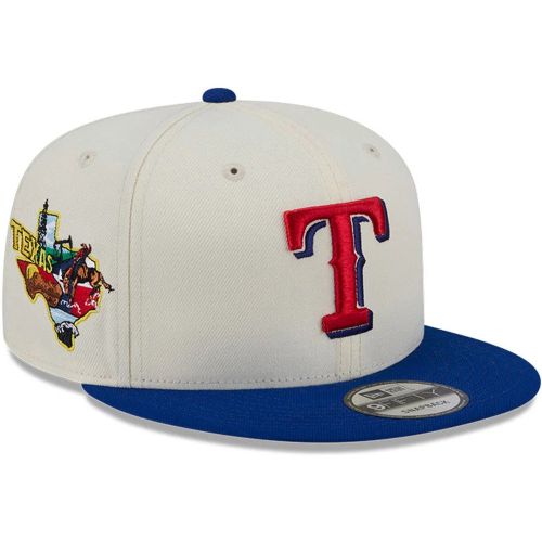 Casquette 9FIFTY Snapback Texas Rangers MLB Localized Blanc unisex - New Era Cap - Modalova