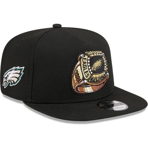 Casquette 9FIFTY A-Frame Snapback Ring Philadelphia Eagles NFL Noir unisex - New Era Cap - Modalova