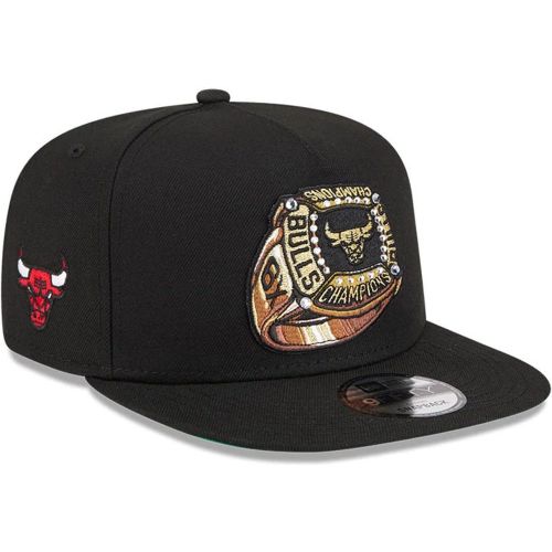 Casquette 9FIFTY A-Frame Snapback Ring Chicago Bulls NBA Noir unisex - New Era Cap - Modalova