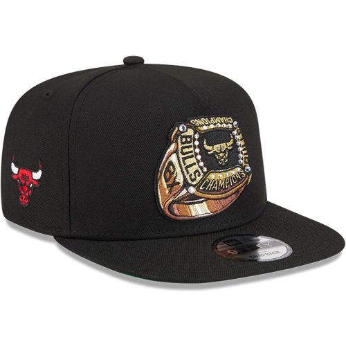 Casquette 9FIFTY A-Frame Snapback Ring Chicago Bulls NBA Noir unisex - New Era Cap - Modalova
