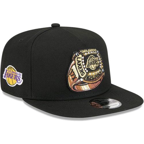 Casquette 9FIFTY A-Frame Snapback Ring LA Lakers NBA Noir unisex - New Era Cap - Modalova