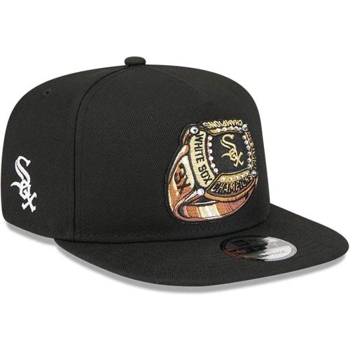 Casquette 9FIFTY A-Frame Snapback Ring Chicago White Sox MLB Noir unisex - New Era Cap - Modalova