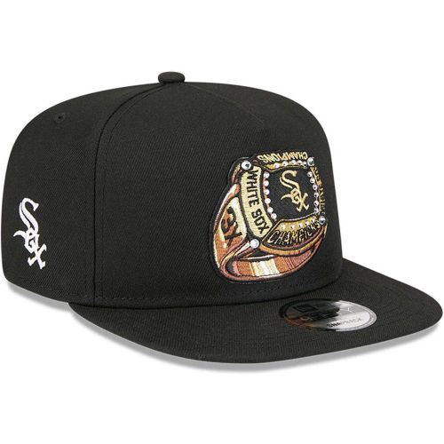 Casquette 9FIFTY A-Frame Snapback Ring Chicago White Sox MLB Noir unisex - New Era Cap - Modalova