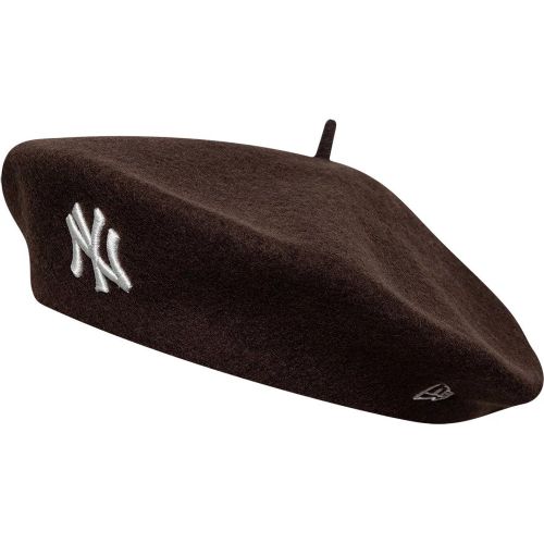 Béret en Laine Femme New York Yankees MLB Marron foncé unisex - New Era Cap - Modalova