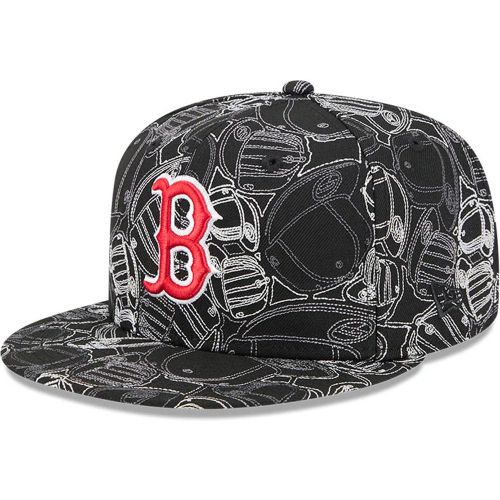 Casquette 59FIFTY Fitted Boston Red Sox MLB Cap Scramble Noir unisex - New Era Cap - Modalova