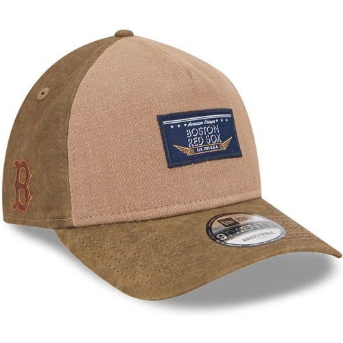 Casquette 9TWENTY A-Frame Boston Red Sox MLB Utility Linen Marron unisex - New Era Cap - Modalova