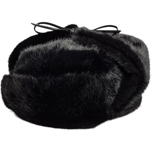 Trapper New Era Faux Fur Noir unisex - New Era Cap - Modalova
