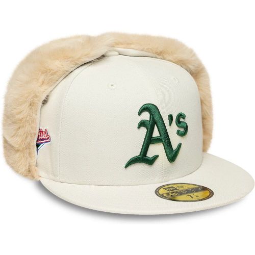 Casquette 59FIFTY Fitted Dogear Athletics World Series Crème unisex - New Era Cap - Modalova