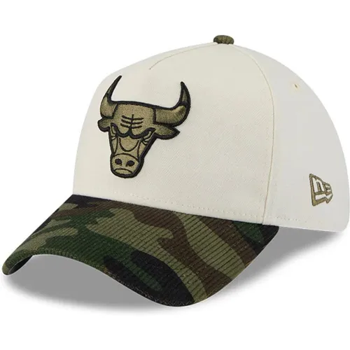 Casquette 39THIRTY A-Frame Stretch Fit Chicago Bulls NBA Crème unisex - New Era Cap - Modalova