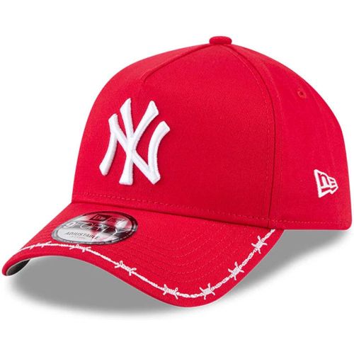 Casquette 9FORTY A-Frame Barb Visière New York Yankees MLB Rouge unisex - New Era Cap - Modalova
