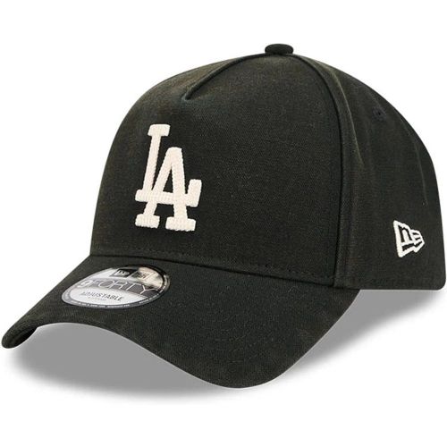 Casquette 9FORTY A-Frame Canva Délavé LA Dodgers MLB Noir unisex - New Era Cap - Modalova