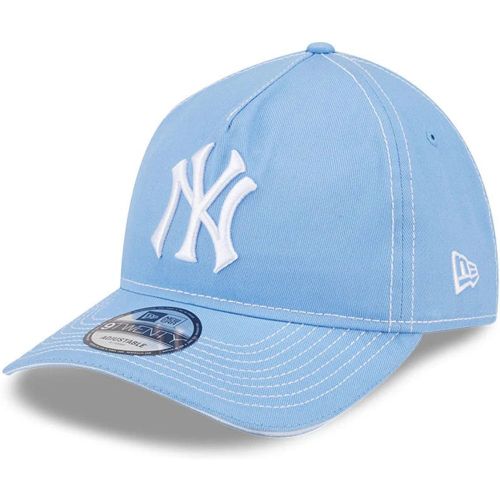 Casquette 9TWENTY A-Frame Contraste New York Yankees MLB Bleu Pastel unisex - New Era Cap - Modalova