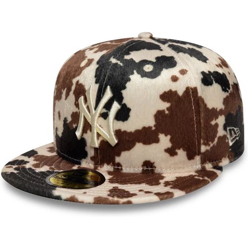 Casquette 59FIFTY Fitted New York Yankees Animal Print Vache unisex - New Era Cap - Modalova